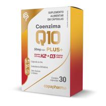 Q-10 Plus Coenzima Q10 50mg + Vitamina K2 e D3 30 Cápsulas Q-10 Plus Coenzima Q10 50mg + Vitamina K2 e D3 30 Cápsulas