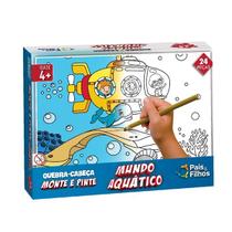 Q. cabeca 24 pcs monte e pinte - mundo aquatico unica Q. cabeca 24 pcs monte e pinte - mundo aquatico unica
