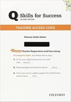 Q Skills For Success Teacher Online Access Card (All Levels ) - 2Nd Ed - OXFORD AUDIO VISUAL