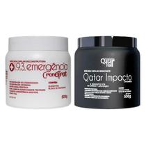 Qatar Hair Kit Máscara Emergência + Alto Impacto 2X500Gr