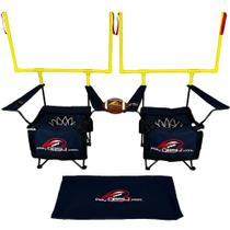 QB54 - O melhor conjunto de jogos de futebol americano, sorteio de futebol ao ar livre para uso não autorizado, quintal, praia, parque, torneios, treinamento esportivo, pontuação de touchdowns, gols de campo (azul marinho) QB54 - O melhor conjunto de jogos de futebol americano, sorteio de futebol ao ar livre para uso não autorizado, quintal, praia, parque, torneios, treinamento esportivo, pontuação de touchdowns, gols de campo (azul marinho)