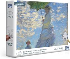 QC 1000 Peças Monet Mulher Sombrinha - Toyster 003354 QC 1000 Peças Monet Mulher Sombrinha - Toyster 003354