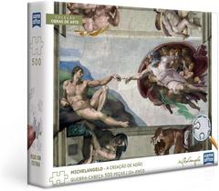 Qc 500 pc - michelangelo - a criacao de adao - toyster Qc 500 pc - michelangelo - a criacao de adao - toyster