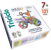 QCPuzzle 3D Triciclo - 121 peças E conexões - Edulig