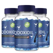 Qdoxidil Cabelos: Suplemento Natural 3 Potes 60 Cápsulas Sem Glúten Fortalece Fios Qdoxidil Cabelos: Suplemento Natural 3 Potes 60 Cápsulas Sem Glúten Fortalece Fios