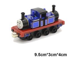 Qian Metal Die Casting Trem Magnético Toy Train Modelo Locomo