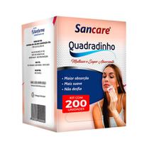 Quadradinho Sancare Compressa Removedor Maquiagem 100 Unid - Sanfarma