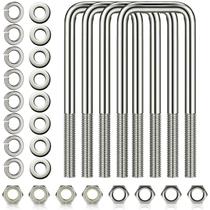 Quadrado de aço inoxidável U-Bolt Hotop 304 para reboque de barco