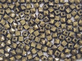 Quadrado Passante 08mm 500g Cor 083 Ouro Velho Leitoso