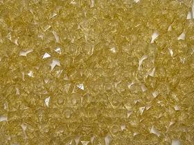 Quadrado Passante 08mm 500g Cor 090 Transparente c/ Glitter Dourado Quadrado Passante 08mm 500g Cor 090 Transparente c/ Glitter Dourado