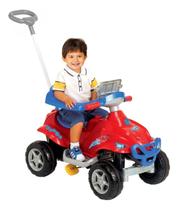Quadri Toys Vermelho Quadriciclo Infantil Infantil Meninos C/ Som e Luzes - Magic Toys