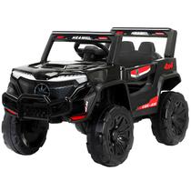 Quadriciclo Carro Elétrico Infantil Cor Preto Mini Jeep Duna 12V - Bang Toys