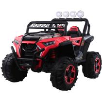 Quadriciclo eletrico 2 lugares utv 4x4 12v vermelho - importway