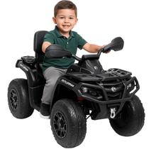 Quadriciclo Elétrico Bang Toys Can-Am Outlander Preto 24V Quadriciclo Elétrico Bang Toys Can-Am Outlander Preto 24V