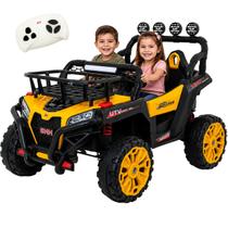 Quadriciclo Eletrico Biemme Big Quad 4X4 Amarelo 12V Controle Quadriciclo Eletrico Biemme Big Quad 4X4 Amarelo 12V Controle