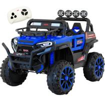 Quadriciclo Eletrico Biemme Off Road 4X4 Azul 12V Controle Quadriciclo Eletrico Biemme Off Road 4X4 Azul 12V Controle