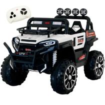 Quadriciclo Eletrico Biemme Off Road 4X4 Branco 12V Controle Quadriciclo Eletrico Biemme Off Road 4X4 Branco 12V Controle