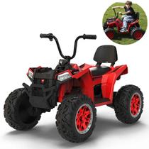 Quadriciclo Elétrico Infantil 4 Motores 12V Veiculo Motorizado até 50kg Suporte MP3 Estrutura Robusta e Alta Capacidade Diversão e Segurança