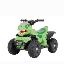 Quadriciclo Elétrico Infantil 6v Dino Race Com Bluetooth, luzes e Sons Unitoys