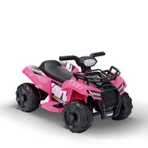 Quadriciclo eletrico infantil astro 6v rosa