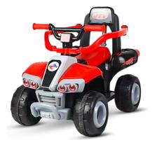 Quadriciclo Elétrico Infantil Baby Criança 6V Vermelho
