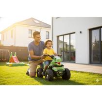 Quadriciclo Elétrico Infantil Dinossauro Verde Bateria Recarregável Moto Elétrica Passeio