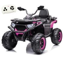 Quadriciclo Elétrico Infantil Zippy Toys Premium 4x4 Rosa 12V