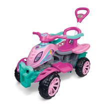 Quadriciclo Empurrador Menina Lady Star Pink Porta Objeto - MARAL