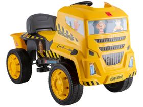 Quadriciclo Infantil a Pedal Amarelo Caminhão
