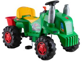 Quadriciclo Infantil a Pedal Verde Trator Quadriciclo Infantil a Pedal Verde Trator