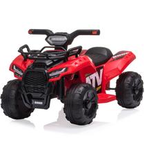 Quadriciclo infantil Bobike 6V a bateria, 4 rodas, vermelho Quadriciclo infantil Bobike 6V a bateria, 4 rodas, vermelho