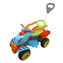 Quadriciclo Infantil Colorido com Apoio Lateral e Haste - Maral