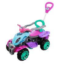 Quadriciclo Infantil com Empurrador - Meninas - Maral