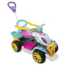 Quadriciclo Infantil com Pedal 2 x 1 Maral Menina Colorido 3111 Quadriciclo Infantil com Pedal 2 x 1 Maral Menina Colorido 3111