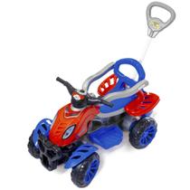 Quadriciclo Infantil com Pedal 2 x 1 Maral Spider Azul e Colorido 3113