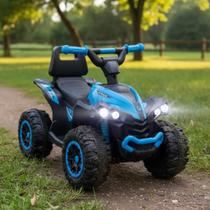 Quadriciclo Infantil Com Pedal Elétrico 6v Sons E Farol Led