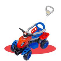 Quadriciclo Infantil De Passeio Com Empurrador Andador Bebê Criança Menino Menina Dia das Crianças