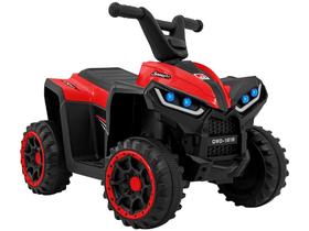 Quadriciclo Infantil Elétrico Preto e Vermelho - Bandeirante Sport 6V 2 Marchas