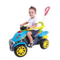 Quadriciclo Infantil Empurrador Pedal Criança Colorido - Maral