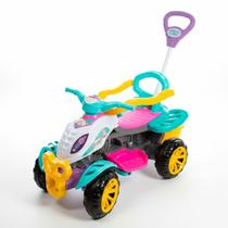 Quadriciclo Infantil Menina 2 em 1 Passeio e Pedal Maral Quadriciclo Infantil Menina 2 em 1 Passeio e Pedal Maral