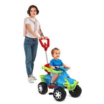 Quadriciclo Infantil Passeio a Pedal Smart Quad Azul Bandeirante