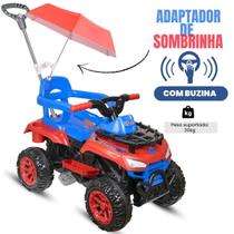 Quadriciclo Infantil Passeio e Pedal com Haste Direcionavel