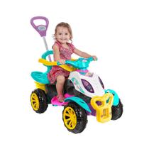 Quadriciclo Infantil Passeio E Pedal Menina Empurrador - Maral Brinquedos