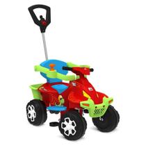 Quadriciclo Infantil - Passeio e Pedal - Smart Quad - Vermelho - Bandeirante