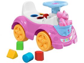 Quadriciclo Infantil Rosa e Cinza Cardoso Toys - Totokinha Elly