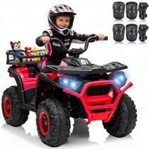 Quadriciclo Infantil VeezyGo 24V 4x4 com LED, Música e Porta-Objetos Quadriciclo Infantil VeezyGo 24V 4x4 com LED, Música e Porta-Objetos