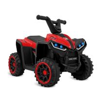 Quadriciclo Infantil Vermelho Elétrico 6V Bandeirante