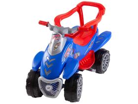 Quadriciclo Passeio e Pedal Calesita Cross Turbo Azul 2 em 1