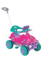 Quadriciclo Rosa Doll Passeio E Pedal 9406 Magic Toys