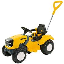 Quadriciclo Trator Infantil Amarelo Passeio E Pedal - Poliplac Quadriciclo Trator Infantil Amarelo Passeio E Pedal - Poliplac
